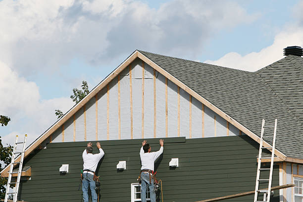 Professional Siding technician working in Wampum, PA